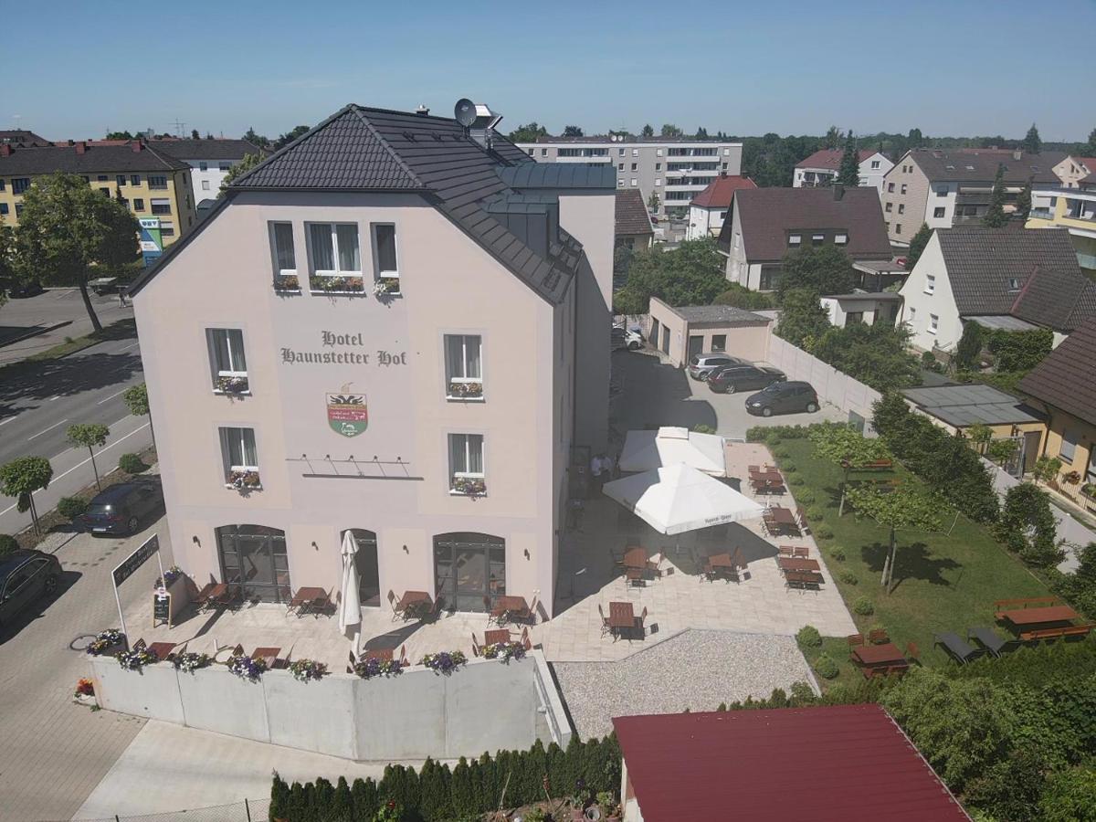 Hotel Haunstetter Hof Augsburg Bagian luar foto