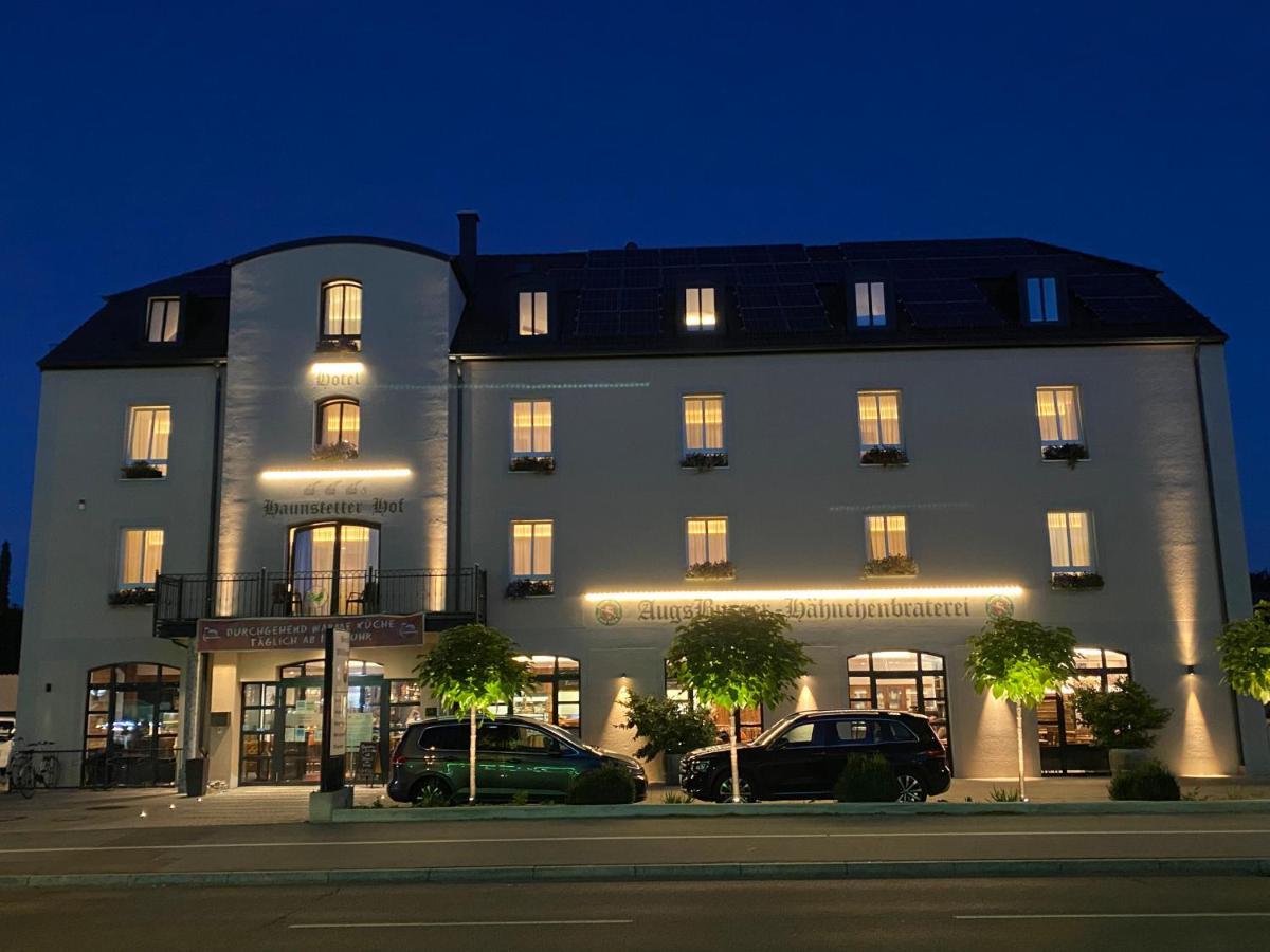 Hotel Haunstetter Hof Augsburg Bagian luar foto
