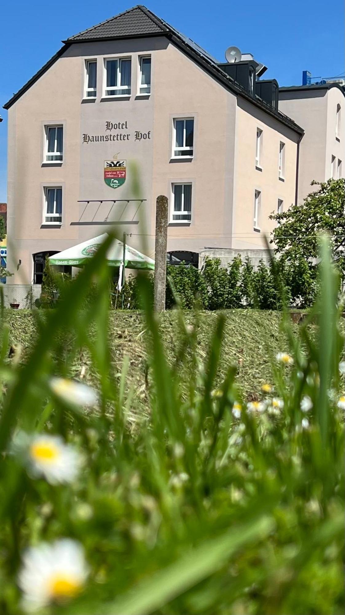 Hotel Haunstetter Hof Augsburg Bagian luar foto